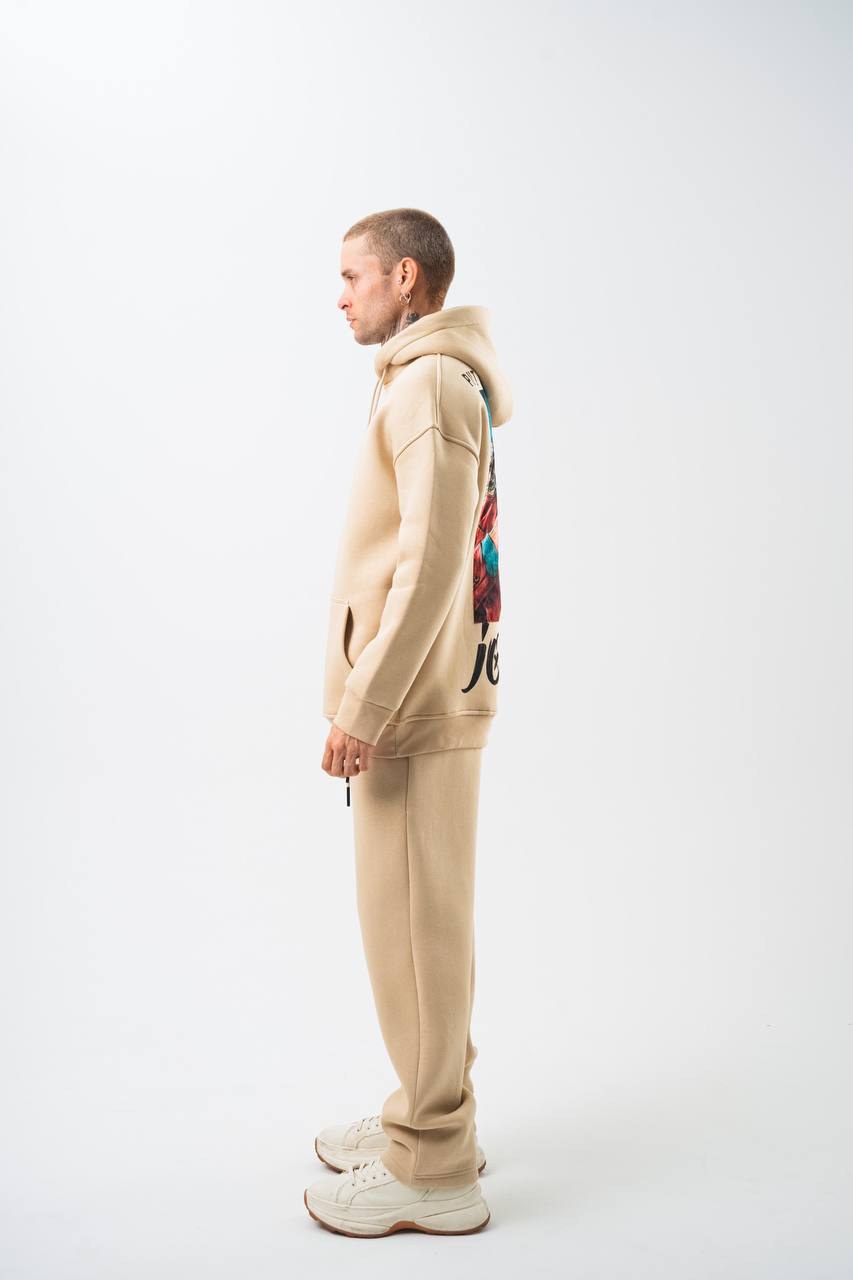 Oversize 'Joker' Graphic Hoodie - 'Put on a Happy Face' Streetwear Sweatshirt Withinblack