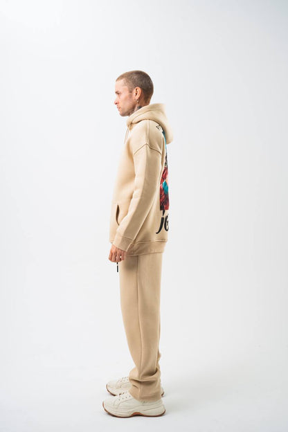 Oversize 'Joker' Graphic Hoodie - 'Put on a Happy Face' Streetwear Sweatshirt Withinblack