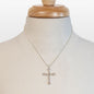 Keepsake - Moonstone Cross Necklace in Silver Urban-Equestrian