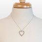 Keepsake - Moonstone Heart Necklace in Silver Urban-Equestrian