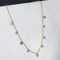 Keepsake - Turquoise Cross Necklace in Gold Urban-Equestrian