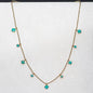 Keepsake - Turquoise Heart Necklace in Gold Urban-Equestrian