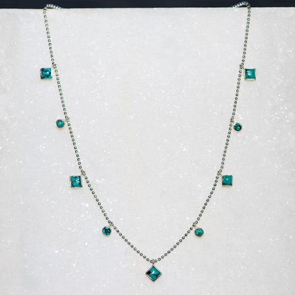 Keepsake - Turquoise Heart Necklace in Silver Urban-Equestrian
