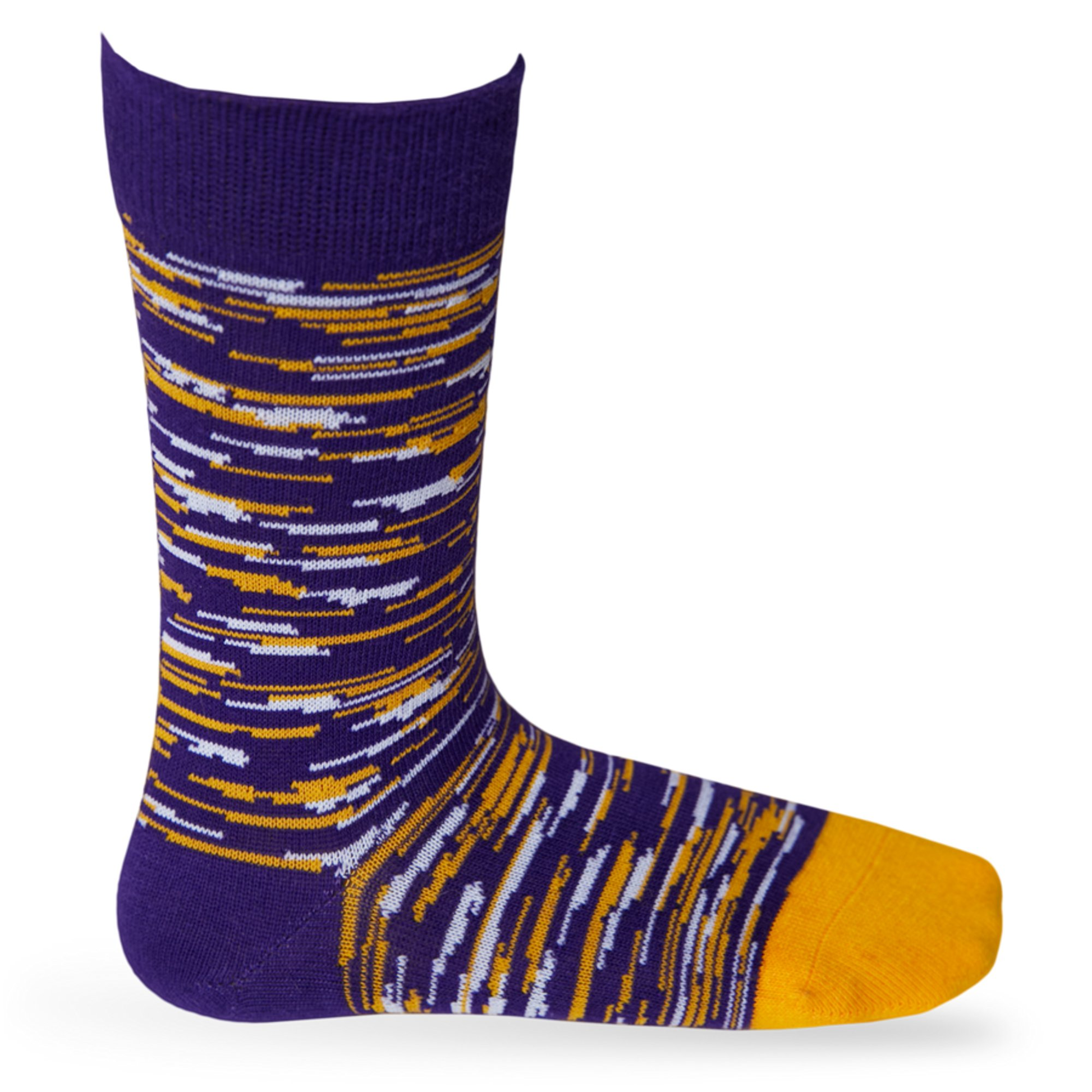 Kid's Socks - Purple And Gold Marled DeadSoxy
