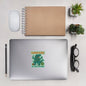 🦖 Yarnivore Sticker – Will Crochet for Snacks Bubble-free stickers