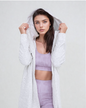 Cozy Comfort  Zip Up Hoodie Jacket Gray