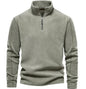Men's Fleece Stand-Collar Zipper Sweatshirt