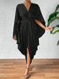 Pleated Wave Dress for Women