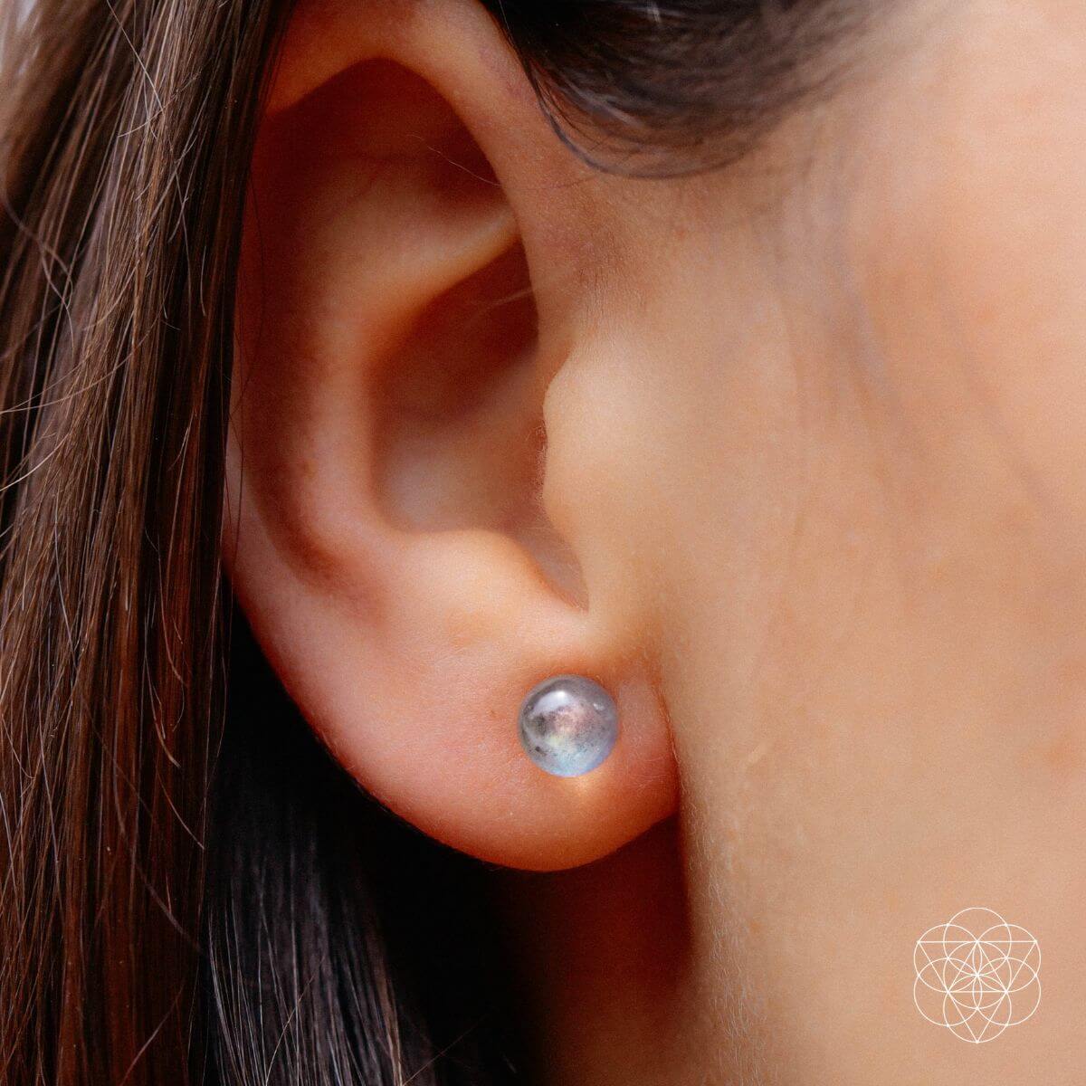 Labradorite Stabilization Earrings Conscious Items