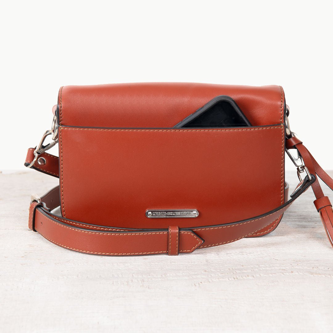 Lana - Horse Bit Crossbody Luxury Leather Bag in Cognac Urban-Equestrian