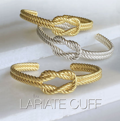 Lariat "Love Me Knot" - Twisted Rope Bracelet in Gold Urban-Equestrian