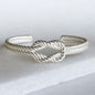 Lariat "Love Me Knot" - Twisted Rope Bracelet in Silver Urban-Equestrian