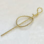 Lariat  - Triple Rope Twist Mane Tamer Hair Pin in Gold Urban-Equestrian
