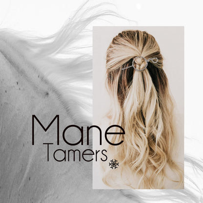 Lariat  - Triple Rope Twist Mane Tamer Hair Pin in Gold Urban-Equestrian