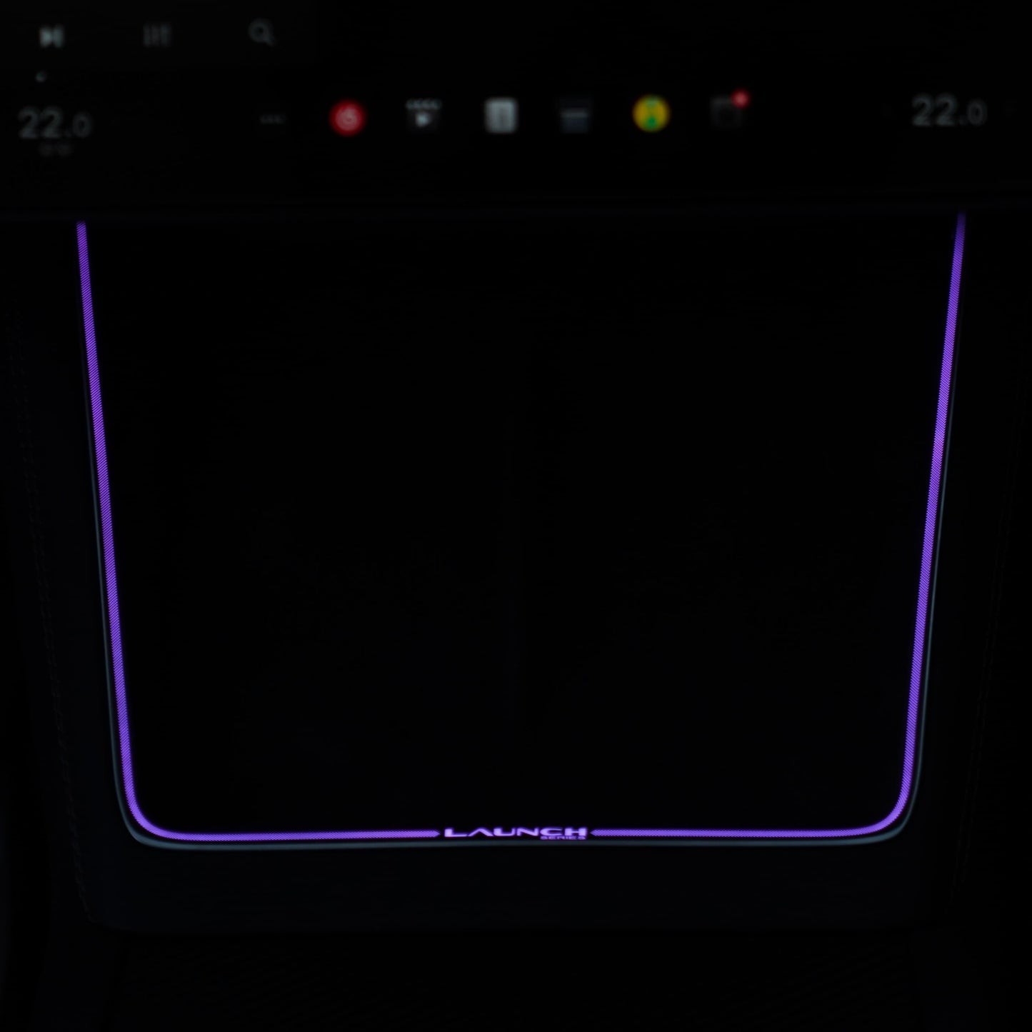 Laser-Carved Ambient Light for Model Y Juniper Wireless Charging Port | TESERY Tesery Official Store