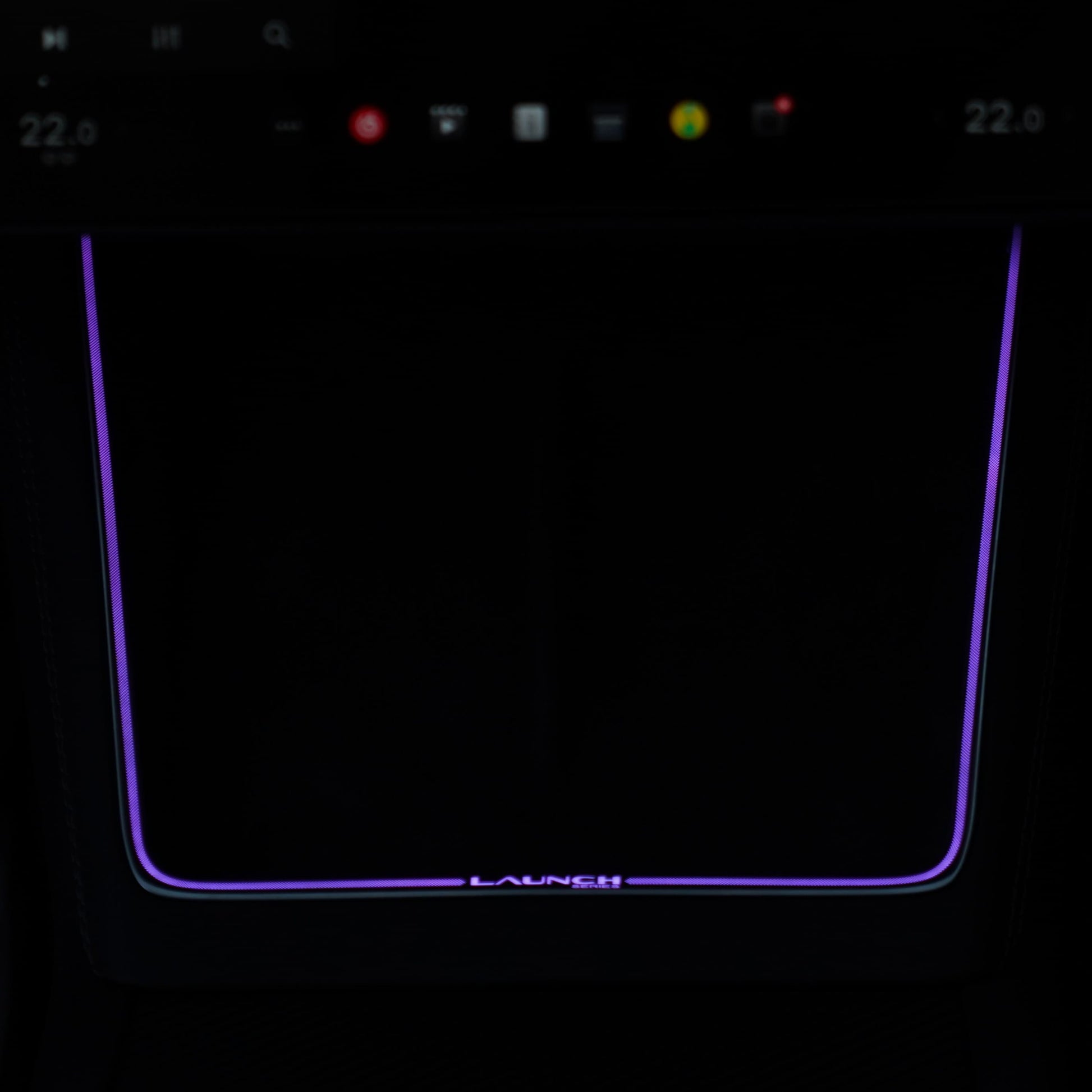 Laser-Carved Ambient Light for Model Y Juniper Wireless Charging Port | TESERY Tesery Official Store