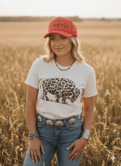 Leopard Buffalo Graphic Tee Wild Junkie