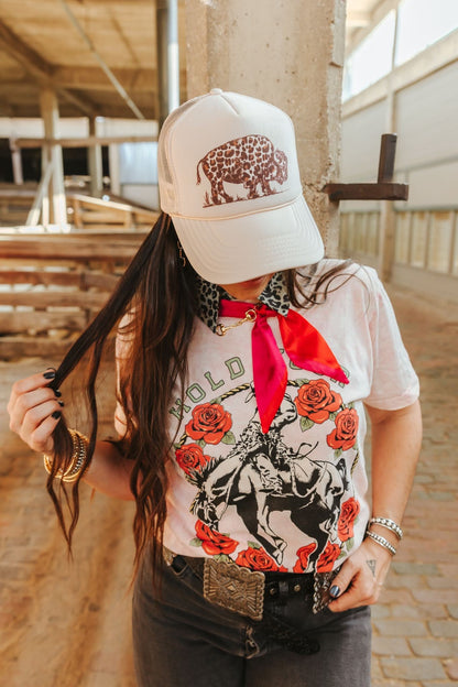 Leopard Buffalo Trucker Hat Wild Junkie