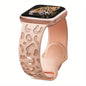 Leopard Engraved Replacement Band Compatible with iWatch