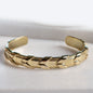 Lexington - Equestrian Laced Rein Wrist Cuff in Gold or Silver Urban-Equestrian