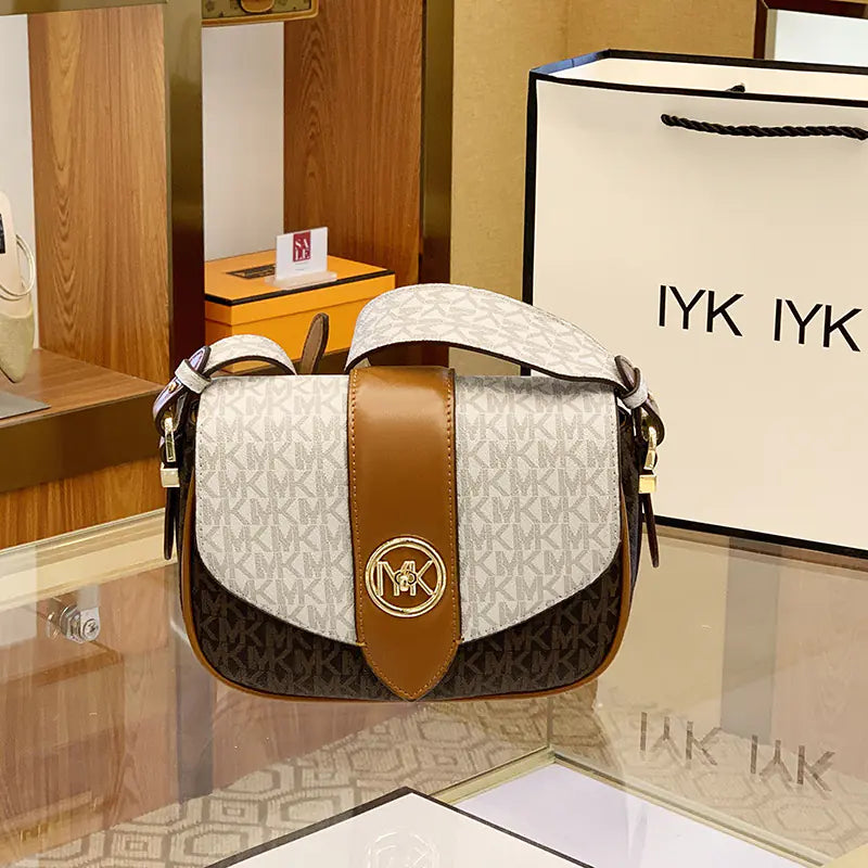 New Women's Leather Saddle Bag