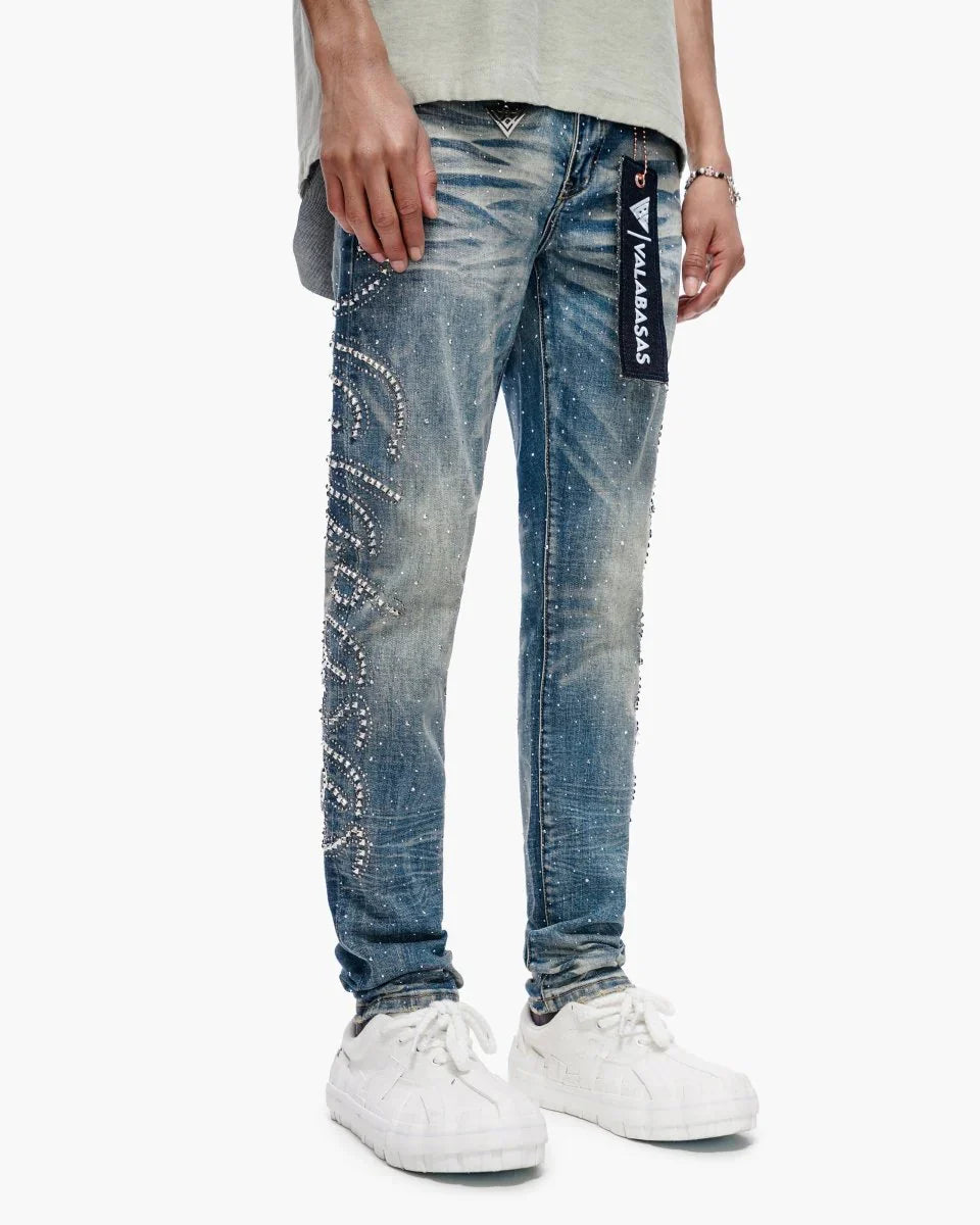 Valabasas Licium Jeans - Dark Blue Denim Exchange