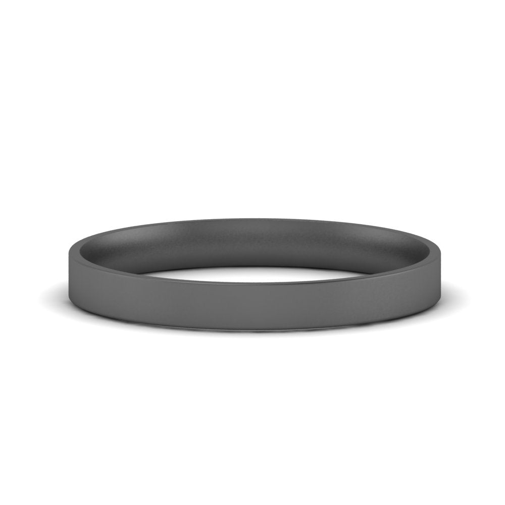 Light Weight Flat Mens Wedding Band Fascinating Diamonds