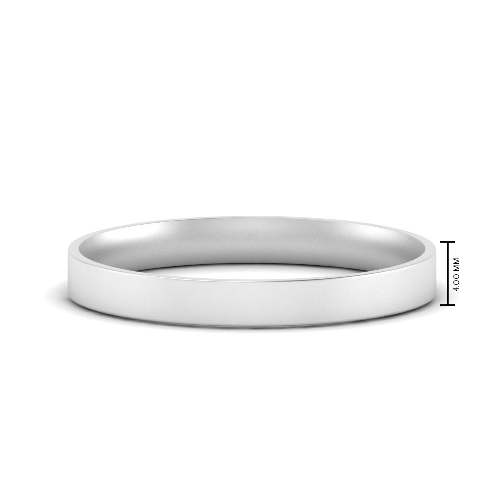 Light Weight Flat Mens Wedding Band Fascinating Diamonds