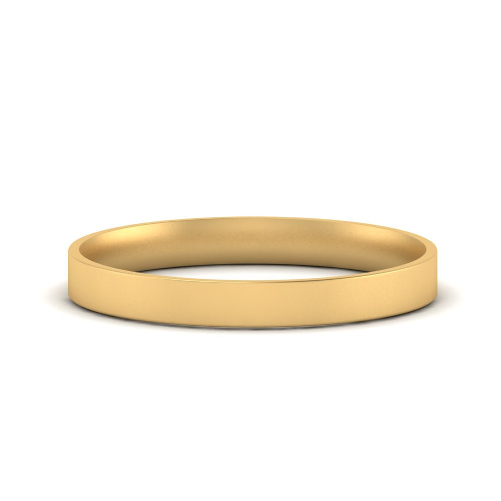 Light Weight Flat Mens Wedding Band Fascinating Diamonds