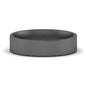 Light Weight Flat Mens Wedding Band Fascinating Diamonds