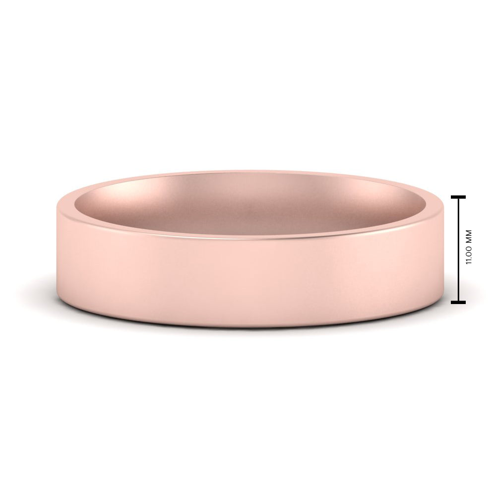 Light Weight Flat Mens Wedding Band Fascinating Diamonds