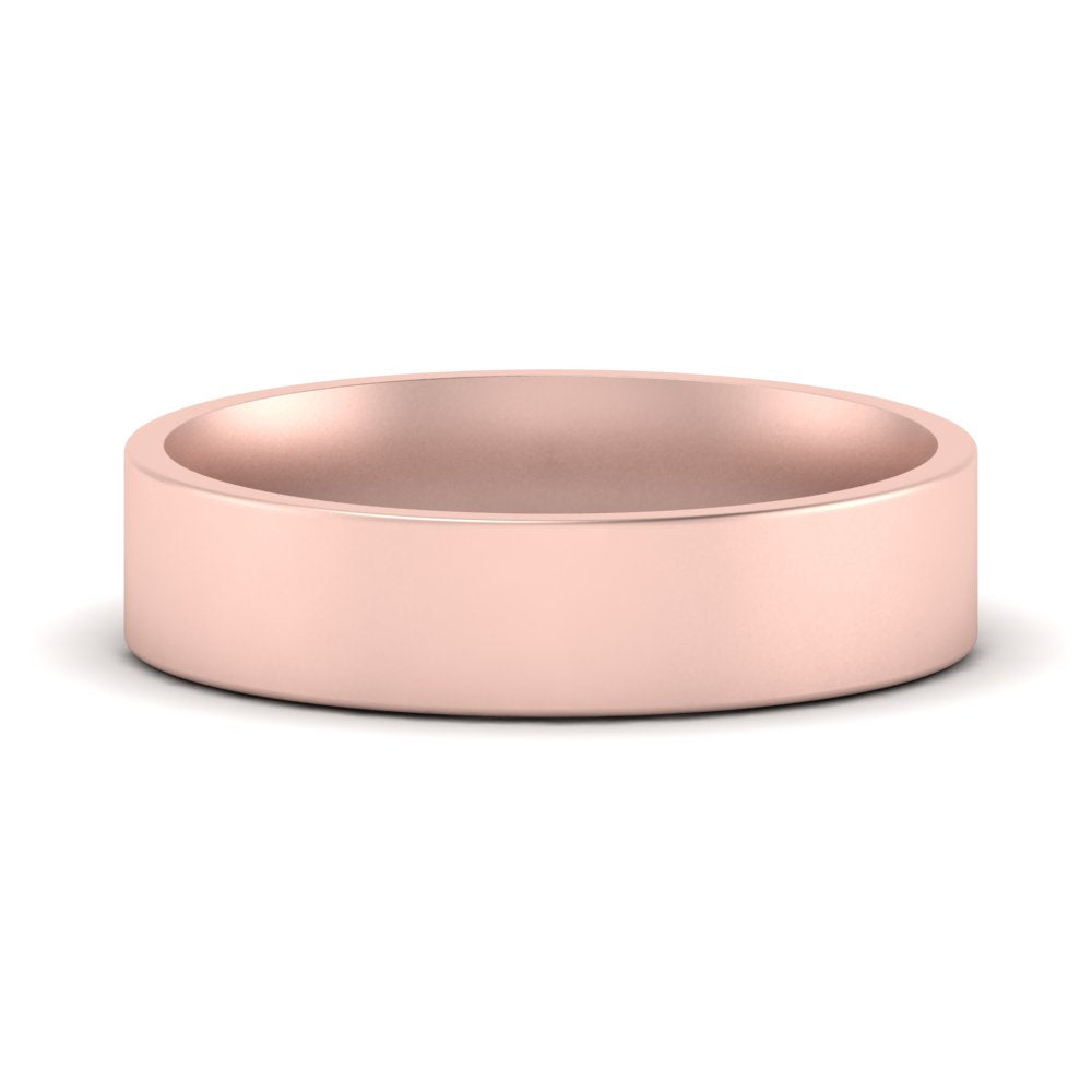 Light Weight Flat Mens Wedding Band Fascinating Diamonds