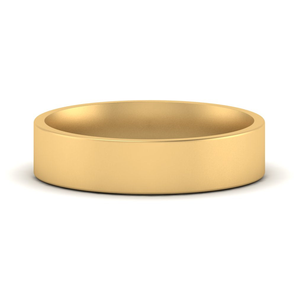 Light Weight Flat Mens Wedding Band Fascinating Diamonds
