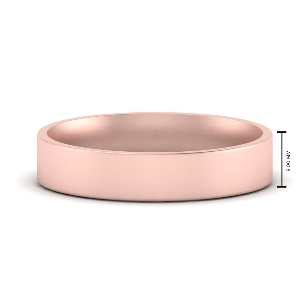 Light Weight Flat Mens Wedding Band Fascinating Diamonds