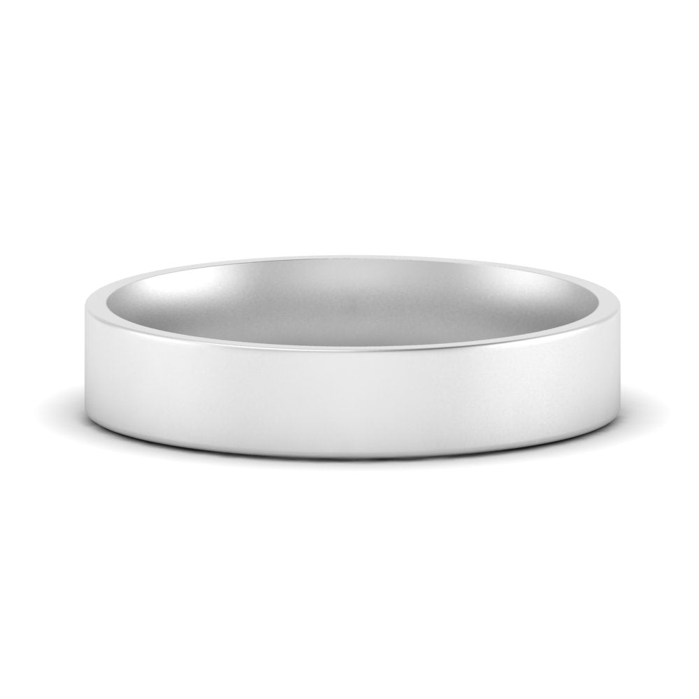 Light Weight Flat Mens Wedding Band Fascinating Diamonds