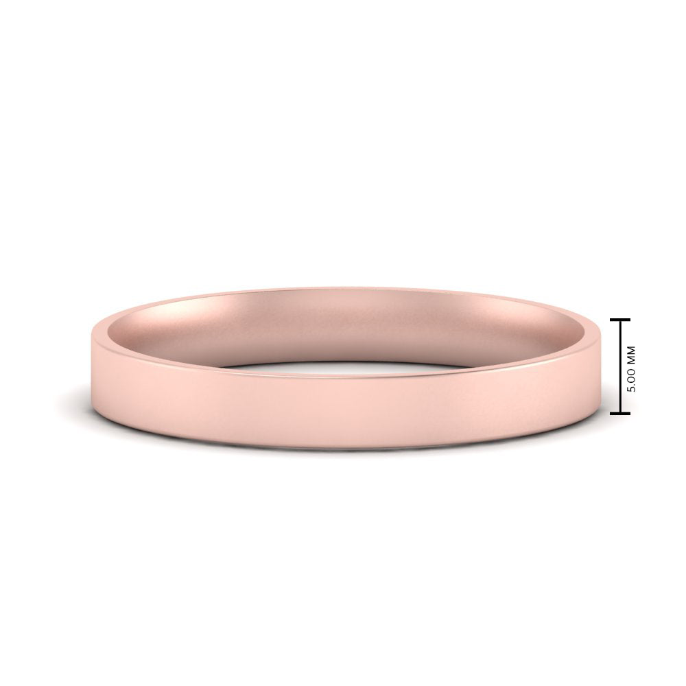 Light Weight Flat Mens Wedding Band Fascinating Diamonds
