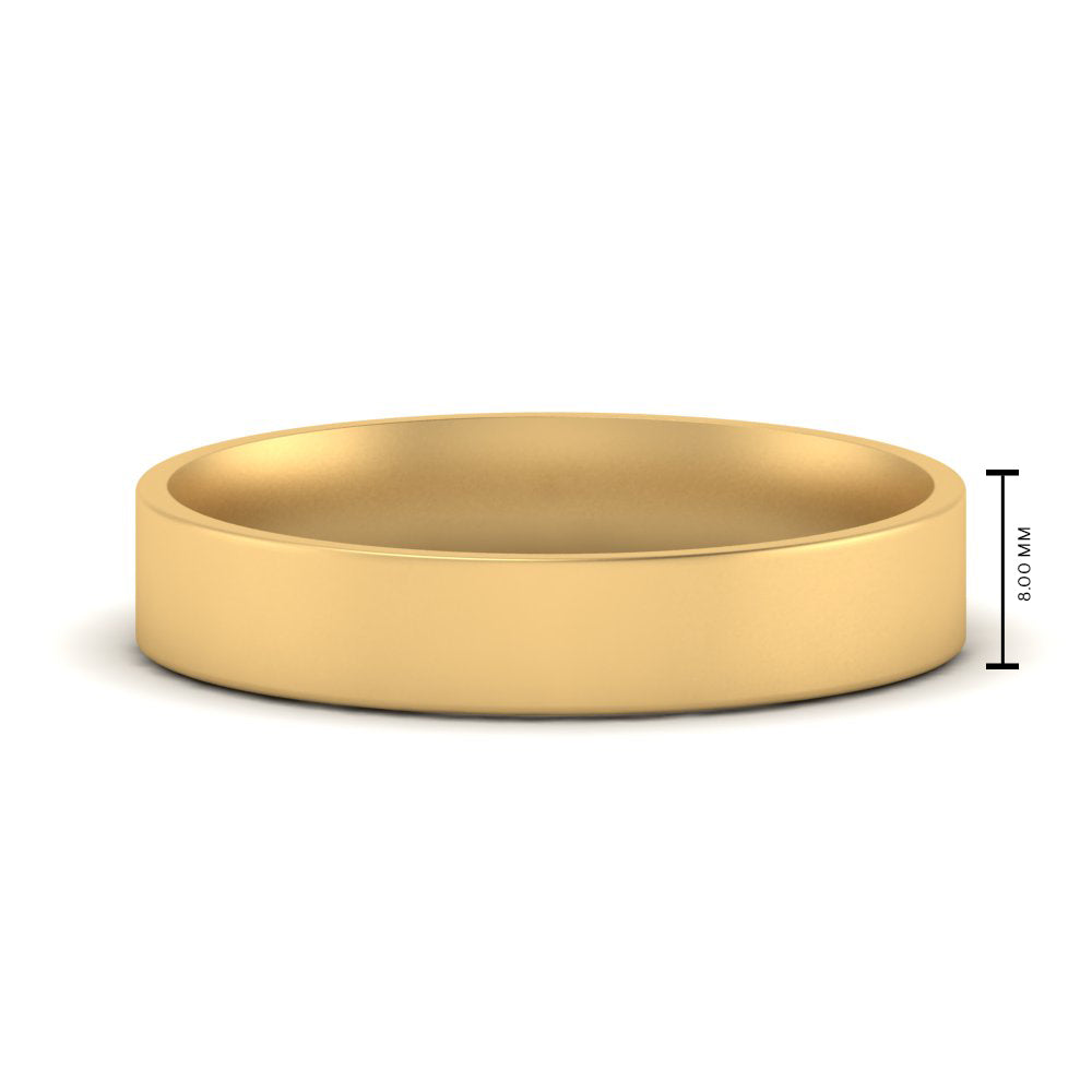 Light Weight Flat Mens Wedding Band Fascinating Diamonds