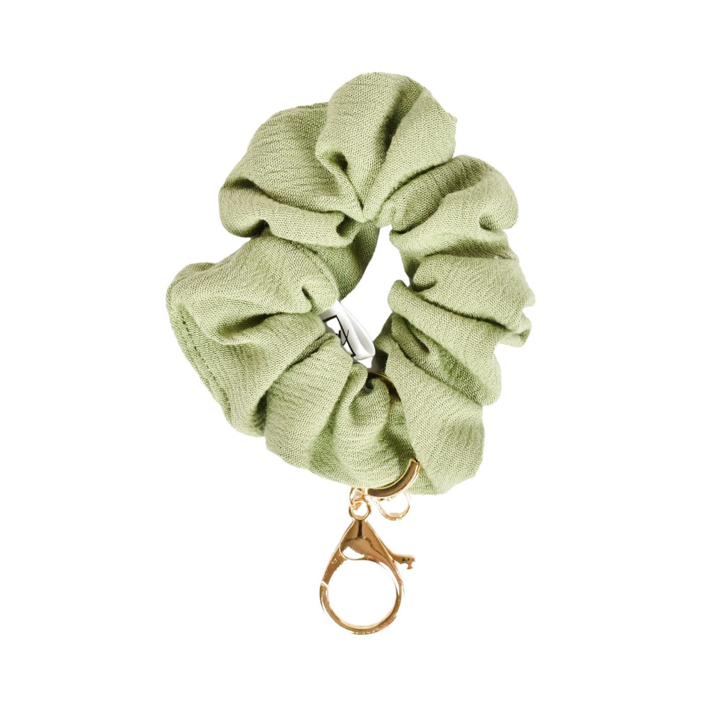 Light Olive Scrunchie Key Chain Emily Anne Designs LLC