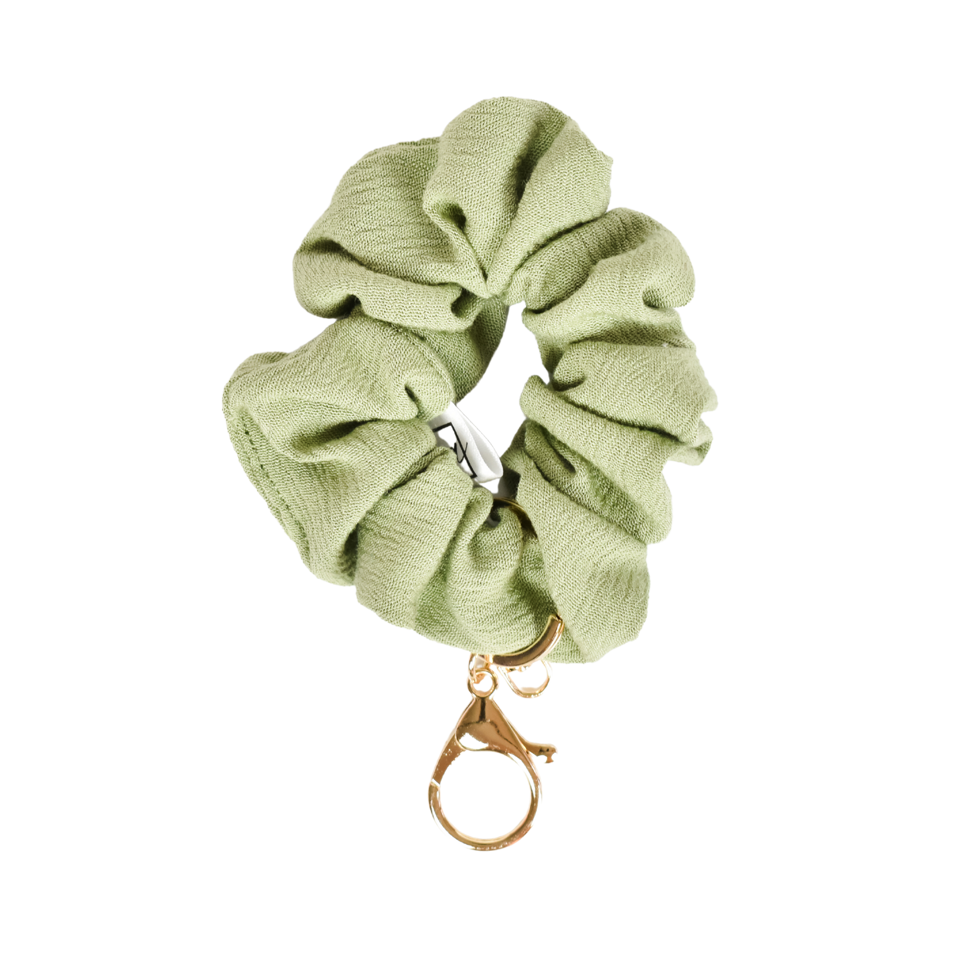 Light Olive Scrunchie Key Chain Emily Anne Designs LLC