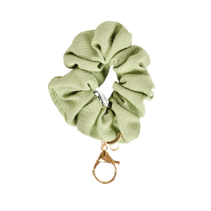 Light Olive Scrunchie Key Chain Emily Anne Designs LLC