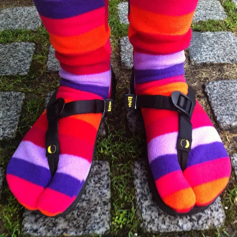 Polar Feet Fleece Tabi Socks - Jellybean Polar Feet® LLC
