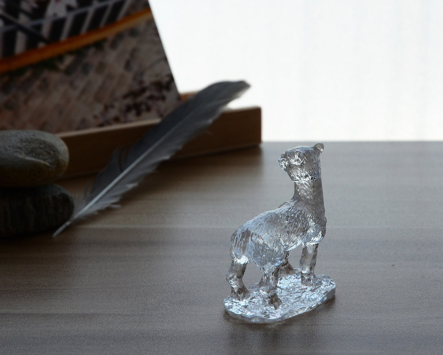 Liuli Crystal Alpaca Figurine Purely Alpaca
