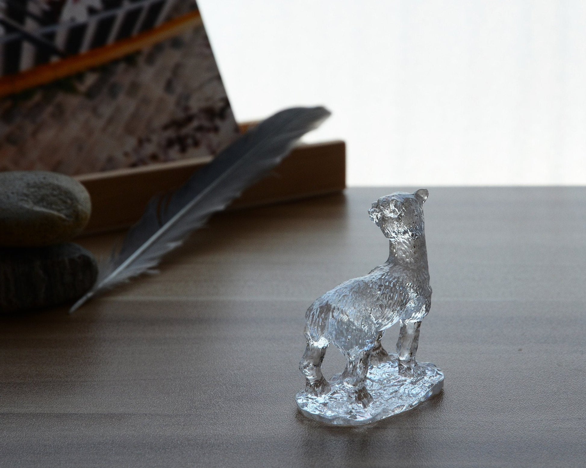 Liuli Crystal Alpaca Figurine Purely Alpaca