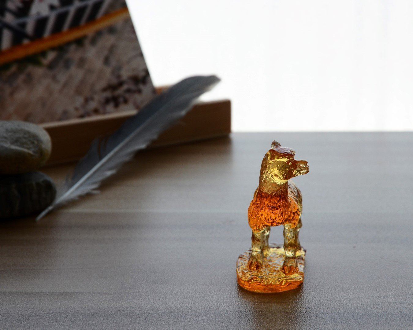 Liuli Crystal Alpaca Figurine Purely Alpaca