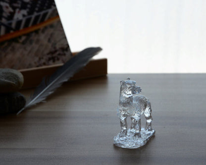 Liuli Crystal Alpaca Figurine Purely Alpaca
