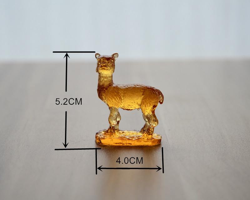 Liuli Crystal Alpaca Figurine Purely Alpaca