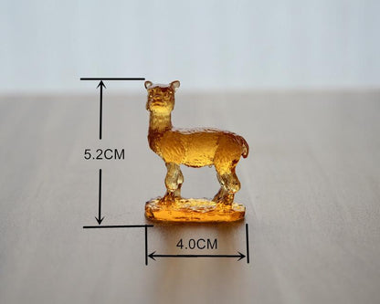 Liuli Crystal Alpaca Figurine Purely Alpaca