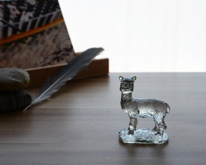 Liuli Crystal Alpaca Figurine Purely Alpaca