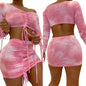Women's  Two-Piece Dress Set with Print