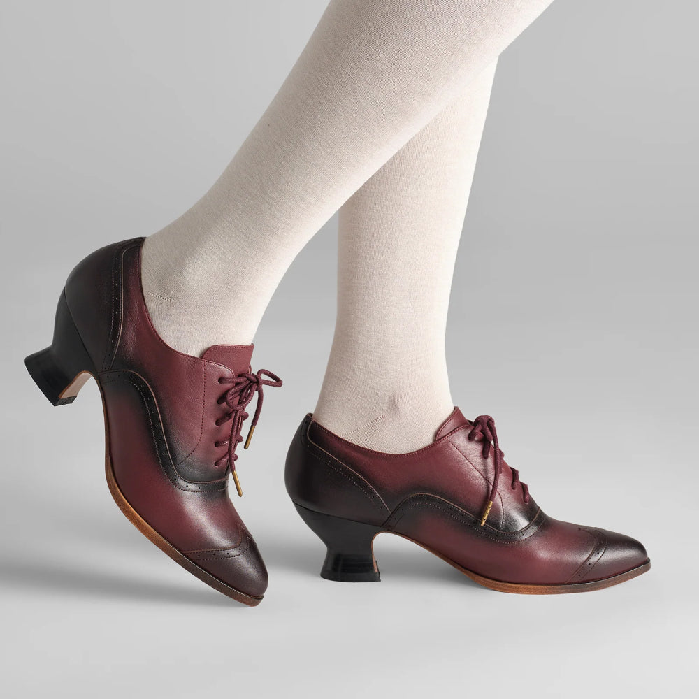 Londoner Edwardian Oxfords (Cherry) American Duchess